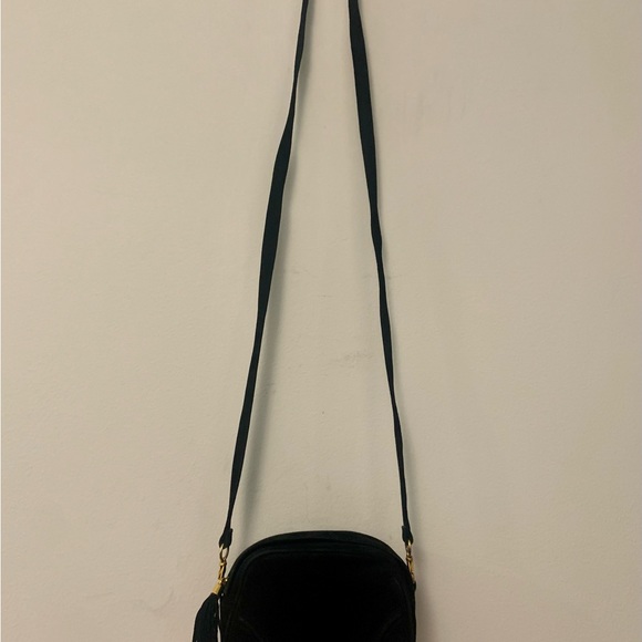 PALOMA PICASSO black suede crossbody bag VINTAGE - Picture 6 of 7